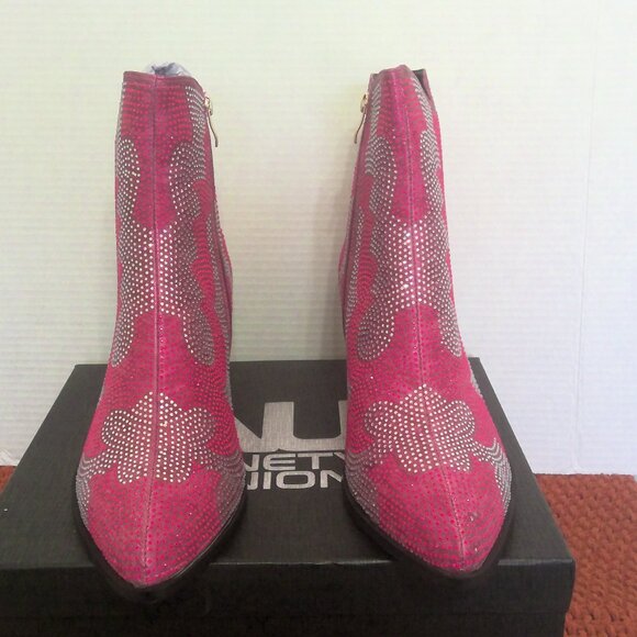Ninety Union Pink Heeled Boots NWT - Picture 3 of 4